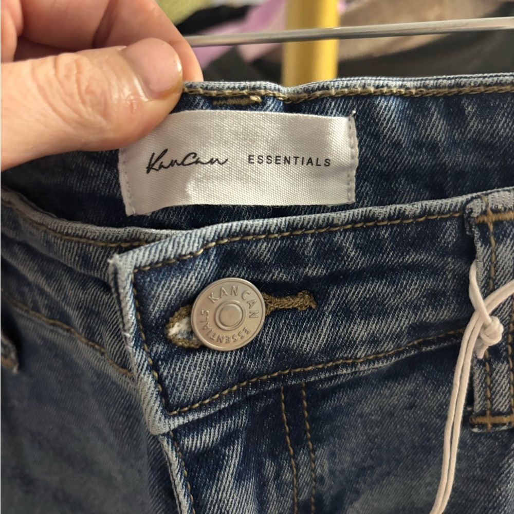 KanCan Trini Essentials High Rise Straight Jeans Size 7/27 NWT - Picture 10 of 12